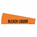 Pipe Marker Black Bleach Liquor PK5