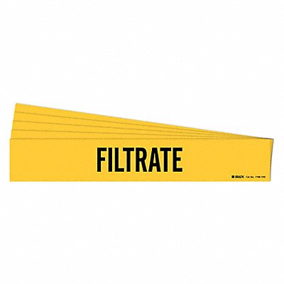 Pipe Marker Adhesive Black Filtrate PK5