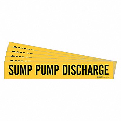 Pipe Marker Sump Pump Discharge PK5