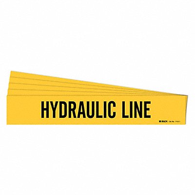 Pipe Marker Black Hydraulic Line PK5