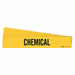 Pipe Marker Adhesive Black Chemical PK5