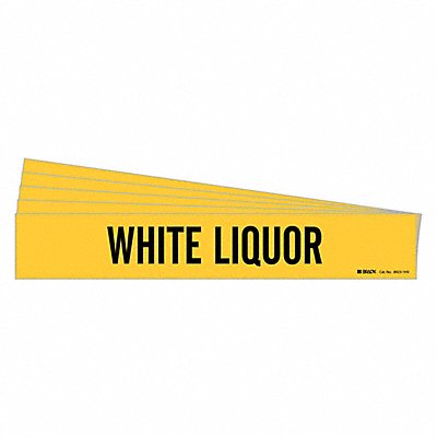 Pipe Marker Black White Liquor PK5