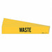 Pipe Marker Adhesive Black Waste PK5