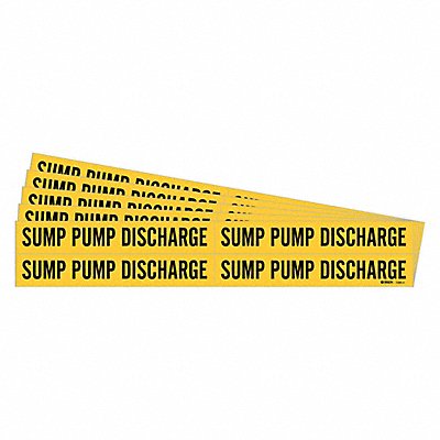 Pipe Marker Sump Pump Discharge PK5