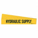 Pipe Marker Black Hydraulic Supply PK5