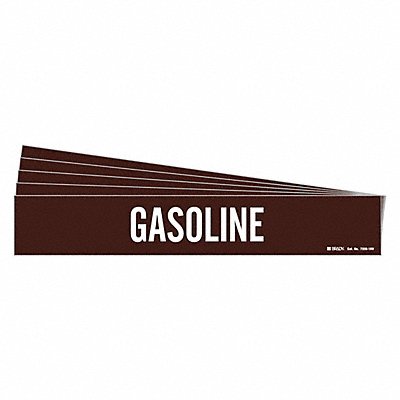 Pipe Marker Adhesive White Gasoline PK5