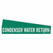 Pipe Marker Condenser Water Return PK5