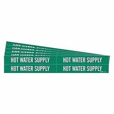 Pipe Marker Hot Water Supply PK5