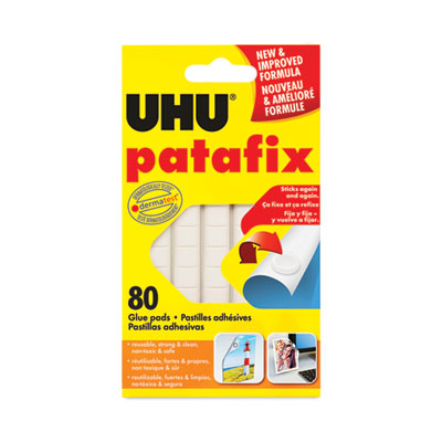 ADHESIVE,80 WHITE PADS,WH