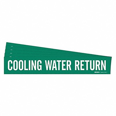 Pipe Marker Cooling Water Return PK5