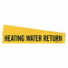 Pipe Marker Heating Water Return PK5