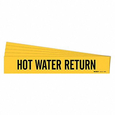 Pipe Marker Hot Water Return PK5