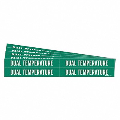 Pipe Marker White Dual Temperature PK5