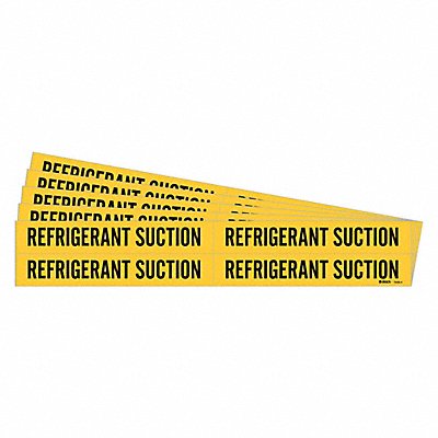 Pipe Marker Blck Refrigerant Suction PK5