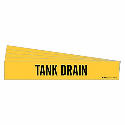 Pipe Marker Black Tank Drain PK5