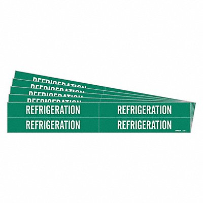 Pipe Marker White Refrigeration PK5