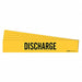 Pipe Marker Adhesive Black Discharge PK5