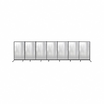 Panel full frosted room divider