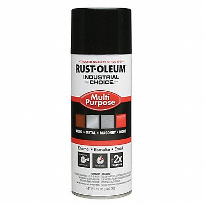 K7505 Spray Paint Black Gloss 12 oz