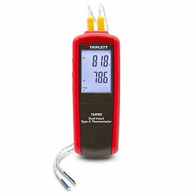 Dual Input Thermocouple J/K Thermometer