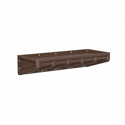 Endurance Wall Mount Bunk Brown 18 in H