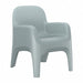 Crew Arm Chair Floor Mount Gray