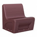 Sectional Chair w/Sand Port Burgundy