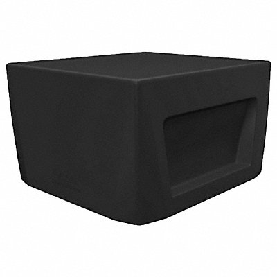 Endurance End Table Black w/Sand Door