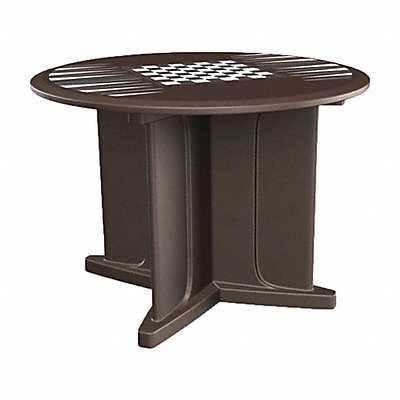 Endurance Table 48 Round Brown Game Top