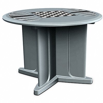 Endurance Table 48 Round Gray Game Top