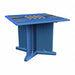 Table 42 Square Slate Blue Game Top