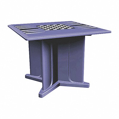 Table 42 Square Indigo Game Top