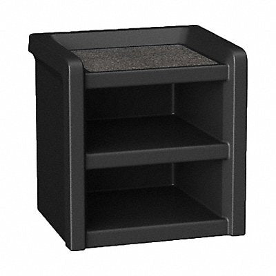 Night Stand Plastic Laminate Top Black