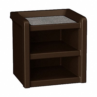 Night Stand Plastic Laminate Top Brown