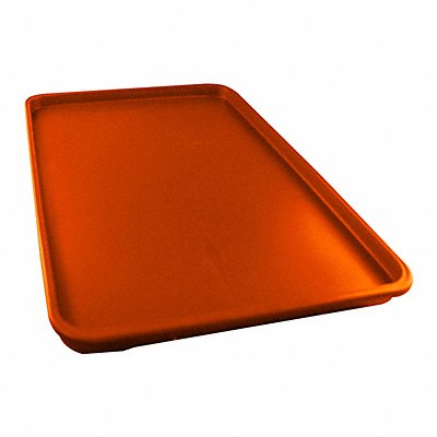 Rock Tray Lid 14 1/4 in L Orange PK10