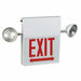 Exit Sign LED Red Letter Color 2 Faces