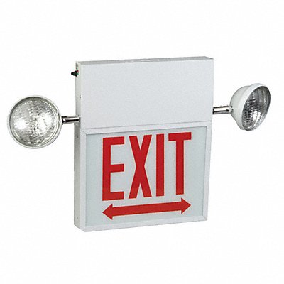 Exit Sign LED Red Letter Color 1 Face