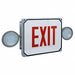 Exit Sign LED Red Letter Color 1 Face