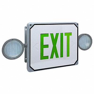 Exit Sign LED Green Letter Color 1 Face