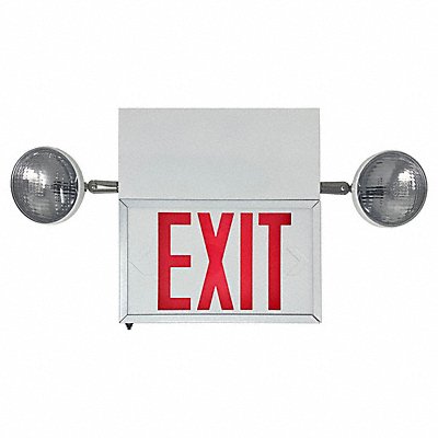 Exit Sign LED Red Letter Color 3 Faces