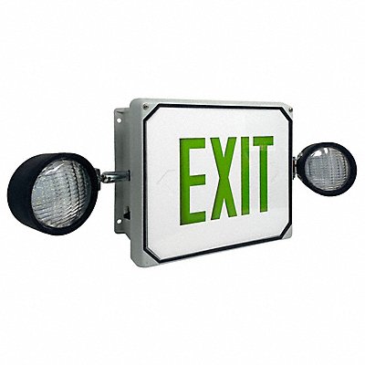 Exit Sign LED Green Letter Color 1 Face