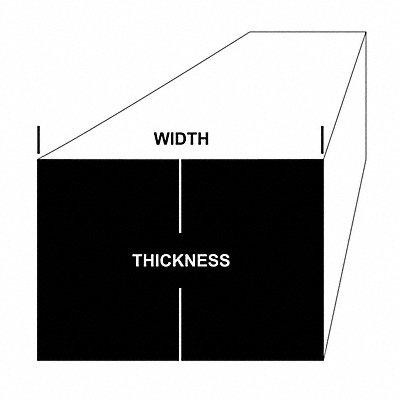 Tool Steel Rectangle Bar 36 L 1 3/4 W