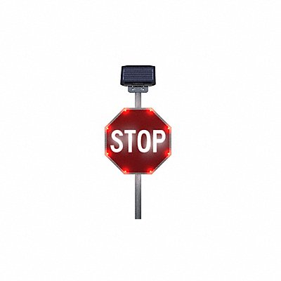 Stop Sign LED Crossing Sign 30x30 