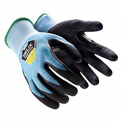 Safety Gloves Knit A5 2XL Black/Blue PR