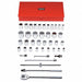 Socket Set Chrome 3/4 in Drive Size