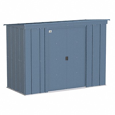 Shed Blue Gray Assembled