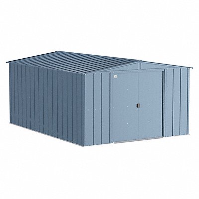 Shed Blue Gray Assembled