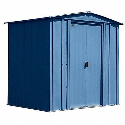 Shed Blue Gray Assembled