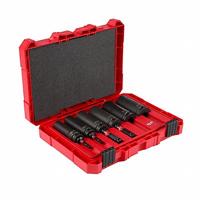 Impact Socket Set Stainless Steel Matte