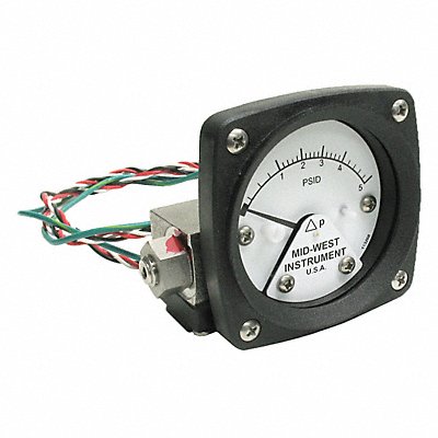 K4584 Differential Pressure Gauge and Switch